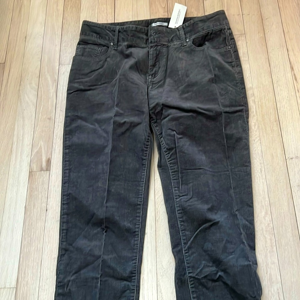 Brand new Banana Republic Dark Grey Corduroy Jeans Sz 10